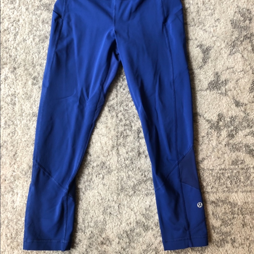 Lululemon blue leggings 29” in length